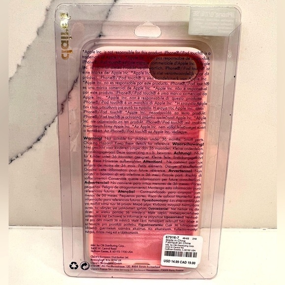 Apple iPhone Valentine Pink Case (6/7/8/SE) - Picture 3 of 5